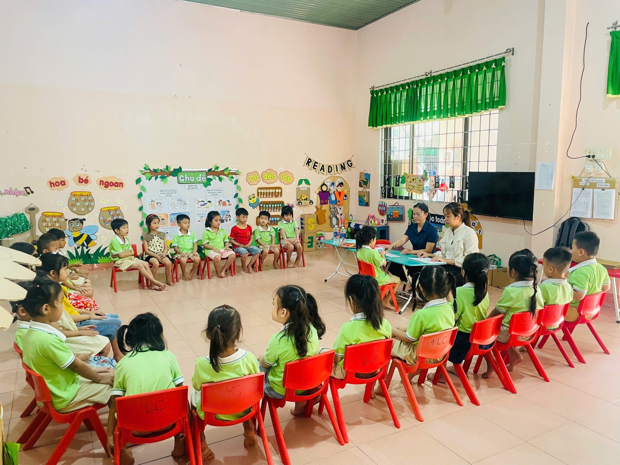 Công tác nghiệm thu và bàn giao trẻ 5 tuổi lên lớp 1